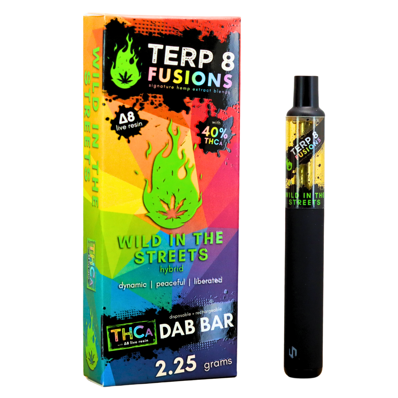 2.25-Gram Wild in the Streets THCA Live Resin Disposable Dab Bar