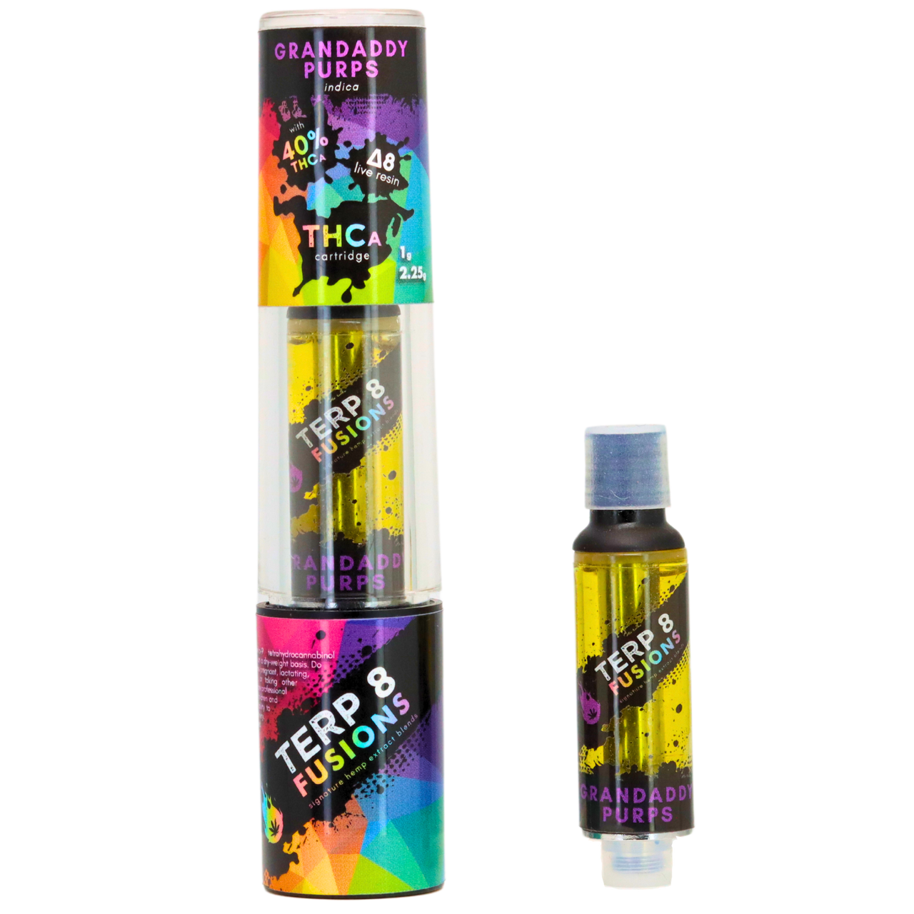 2.25-Gram Grandaddy Purps THCA Live Resin Cartridge