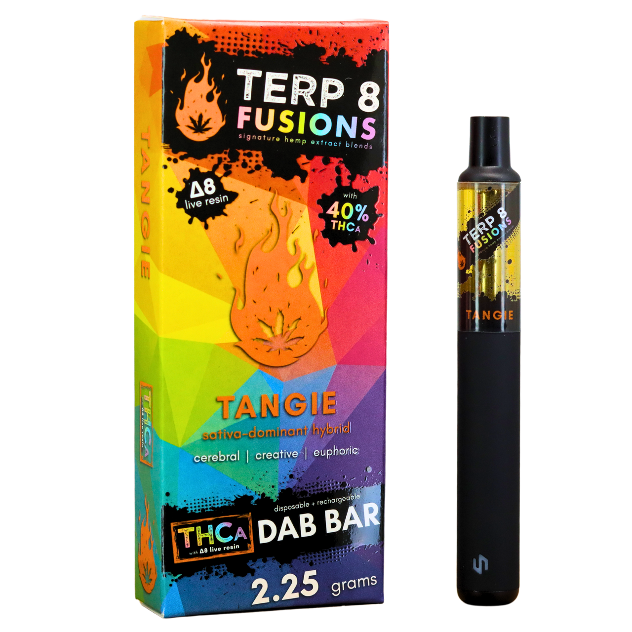 2.25-Gram Tangie THCA Live Resin Disposable Dab Bar