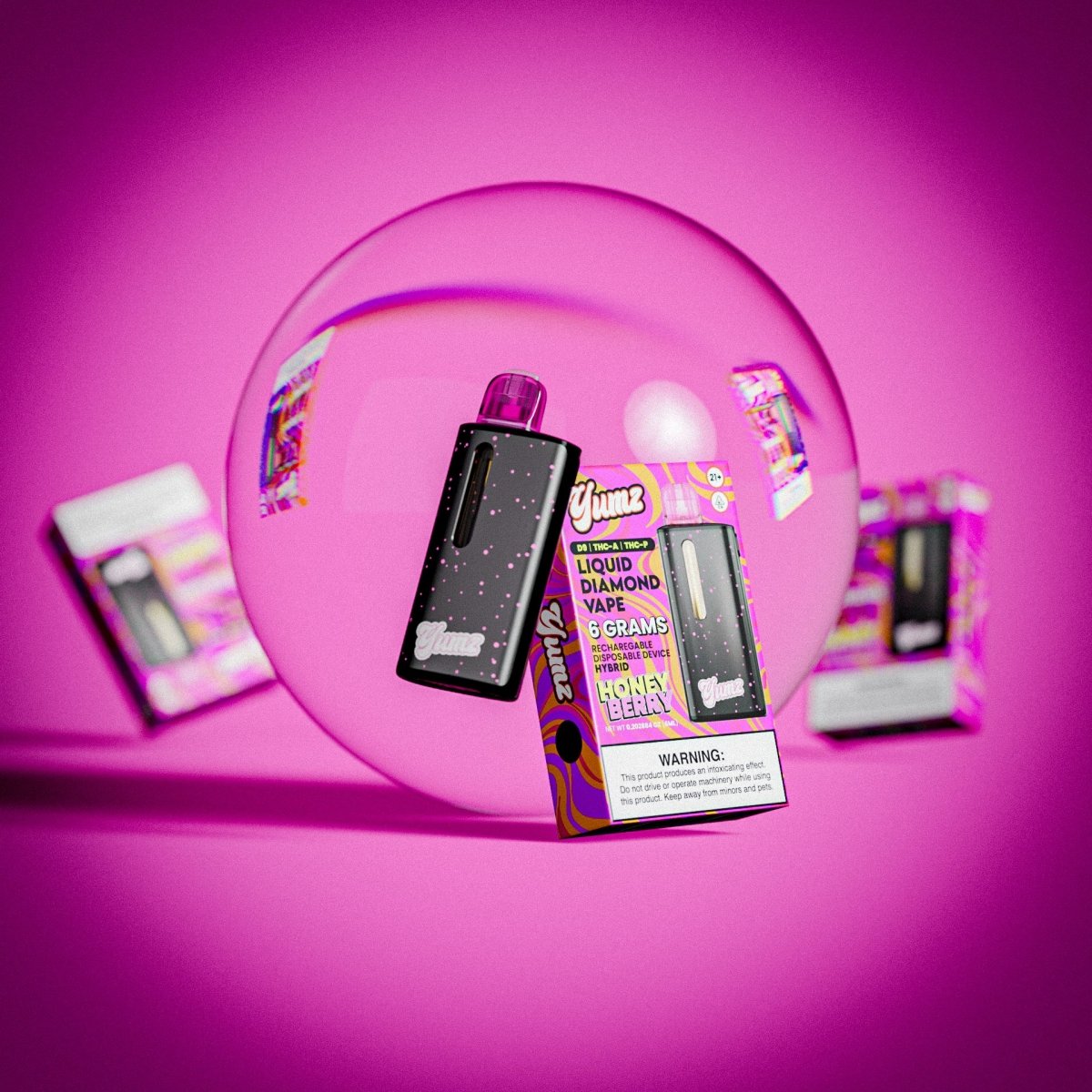 Yumz - Honey Berry - Hybrid - THCA Disposable Vape ( 6 Grams )