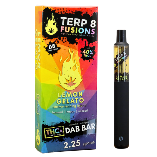 2.25-Gram Lemon Gelato THCA Live Resin Disposable Dab Bar