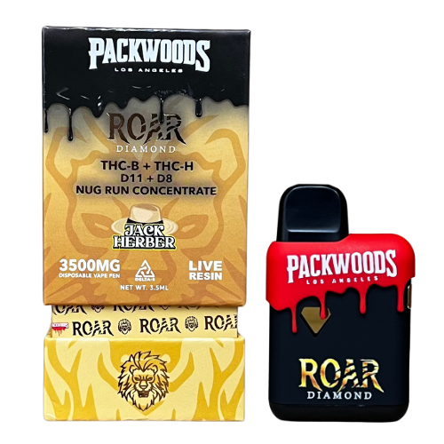 Roar x Packwoods Nug Run Concentrate 3500MG LIVE RESIN - Jack Herber