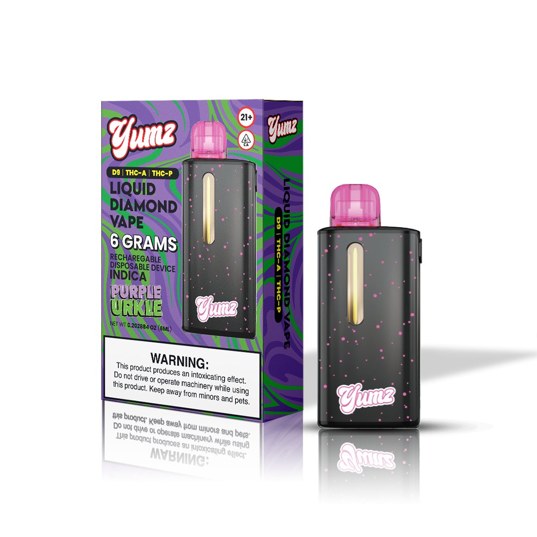 Yumz - Purple Urkle - Indica - THCA Disposable Vape ( 6 Grams )