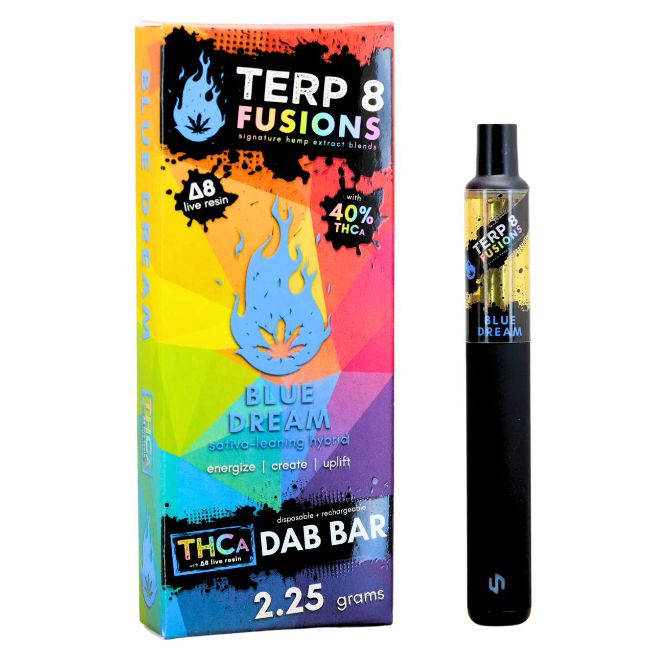 2.25-Gram Blue Dream THCA Live Resin Disposable Dab Bar