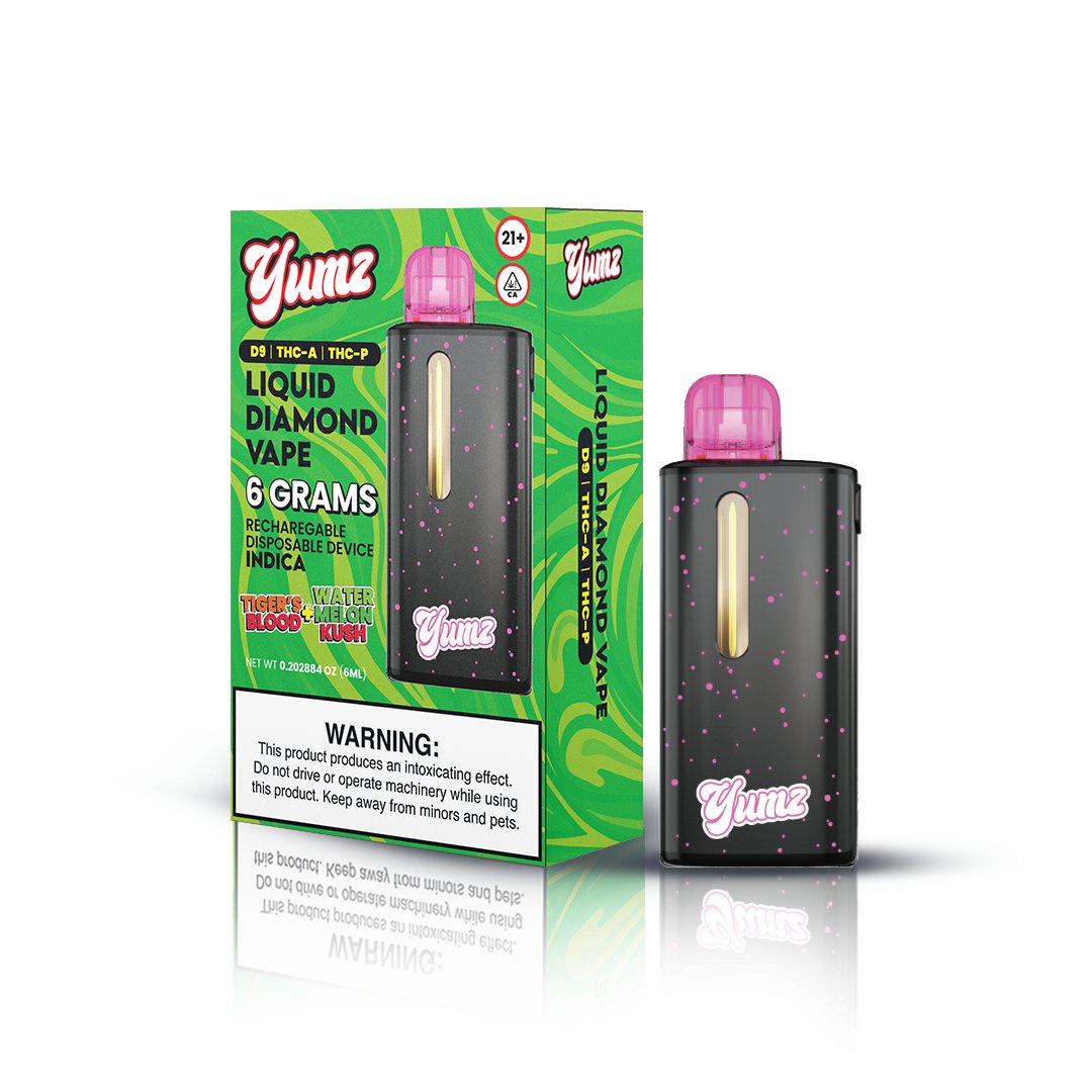 Yumz - Tigers Blood + Watermelon Kush - Indica - THCA Disposable Vape ( 6 Grams )