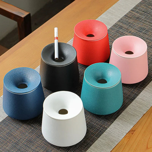 Ceramic alien ashtray