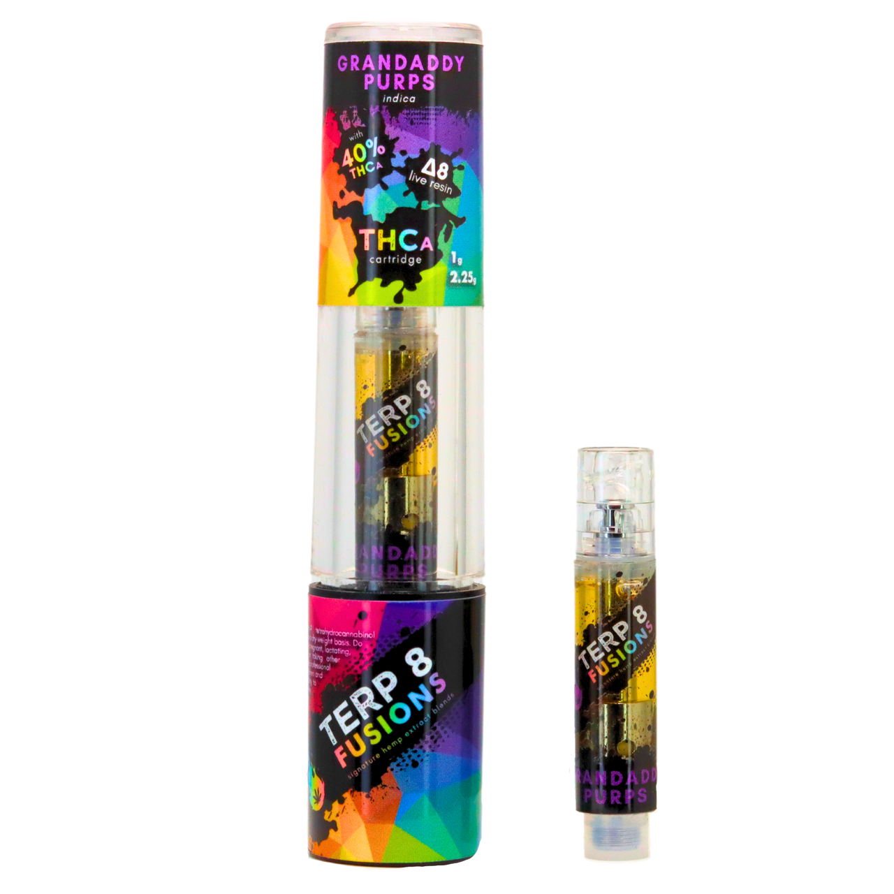 1-Gram Grandaddy Purps THCA Live Resin Cartridge