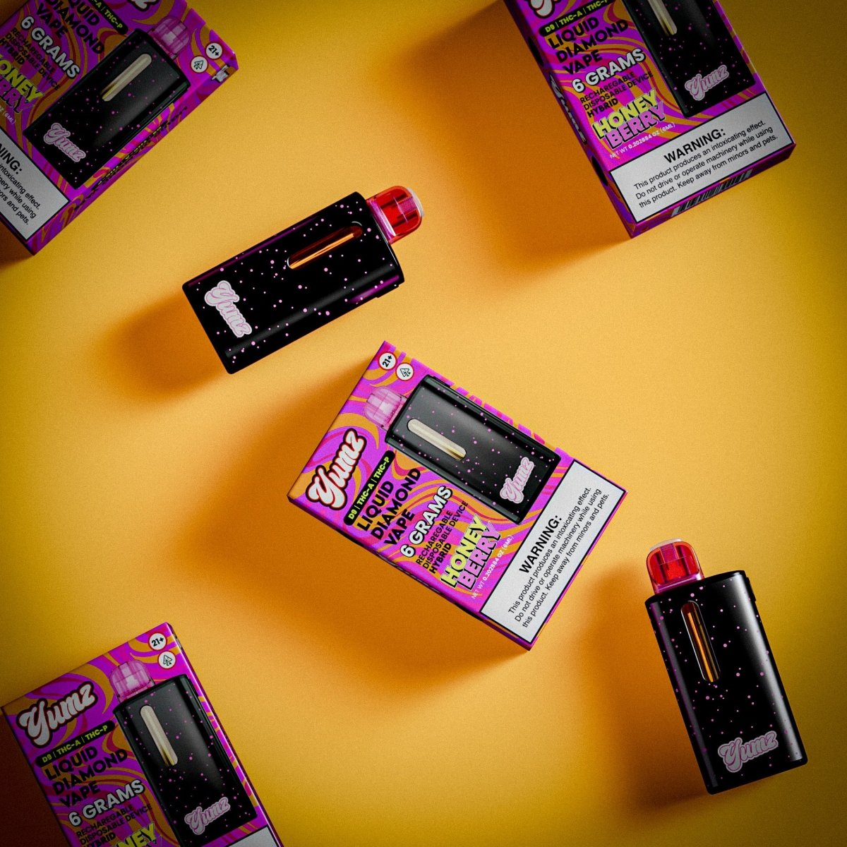 Yumz - Honey Berry - Hybrid - THCA Disposable Vape ( 6 Grams )