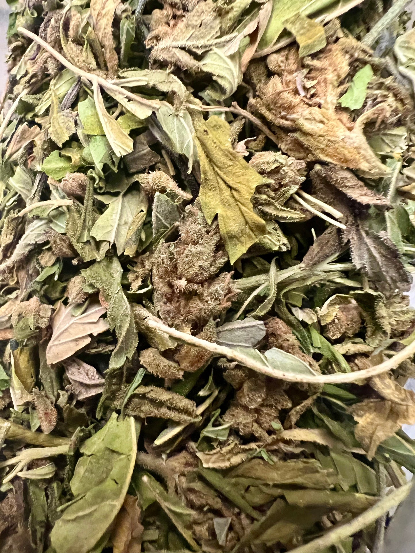 About 20%THCA Hemp Trim & Shake Brass Monkey